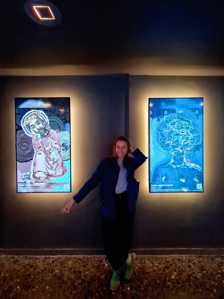 © R.Mateviciute ''Mind'' (2023). ''Rūpintojėlis'' (2023). Holy Art Athens