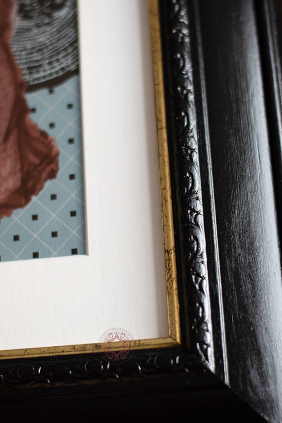 Hand-drawn pensive Christ rupintojelis illustration print by Rasa Mateviciute framed 2023 rasadesign.art